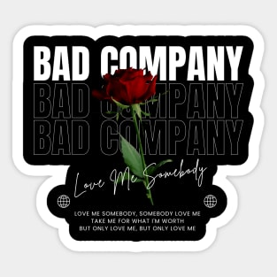 Bad Company // Flower Sticker